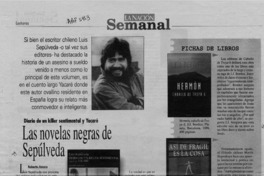 Las novelas negras de Sepúlveda  [artículo] Roberto Amaro.