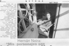 "Mis personajes son héroes y antihéroes"