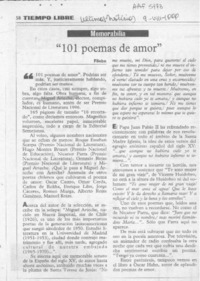 "101 poemas de amor"
