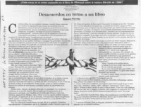 Desacuerdos en torno a un libro  [artículo] Roberto Palumbo.