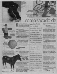 Como sacado de historieta  [artículo] Jimena Córdova N.