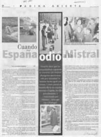 Cuando España odió a la Mistral