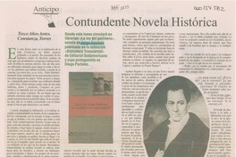 Contundente novela histórica