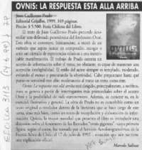 Ovnis, la respuesta está allá arriba