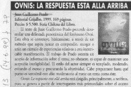 Ovnis, la respuesta está allá arriba