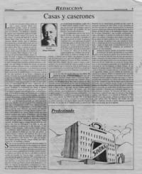 Casas y caserones  [artículo] Jorge Edwards.