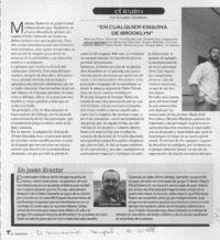 "En cualquier esquina de Brooklyn"  [artículo] Eduardo Guerrero del Río.