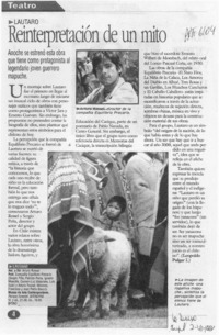 Reinterpretación de un mito