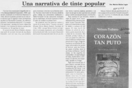 Una narrativa de tinte popular