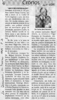 Cronos  [artículo] Carlos René Ibacache I.