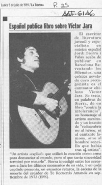 Español publica libro sobre Víctor Jara  [artículo].