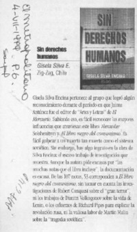 Sin derechos humanos  [artículo].