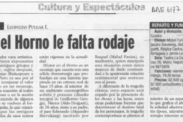 A Héctor en el horno le falta rodaje