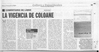 La vigencia de Coloane  [artículo] Rodolfo Arenas.