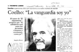 Coelho, "La vanguardia soy yo"  [artículo] Angélica Rivera.