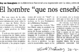 El Hombre "que nos enseñó a hablar"  [artículo].
