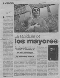 La sabiduría de los mayores  [artículo] Andrés Gómez B.