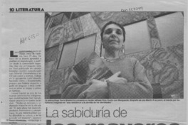 La sabiduría de los mayores  [artículo] Andrés Gómez B.