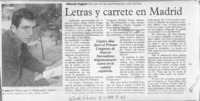 Letras y carrete en Madrid  [artículo].
