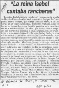"La Reina Isabel cantaba rancheras"  [artículo].
