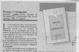 Prensa y corrupción  [artículo] Tomás P. Mac Hale.