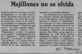 Mejillones no se olvida  [artículo] Ketty Farandato Politis.