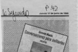 Germán Marín reaparece con libro de relatos  [artículo].