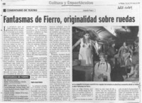 Fantasmas de fierro, originalidad sobre ruedas  [artículo] Leopoldo Pulgar I.
