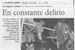 En constante delirio  [artículo] J. L.