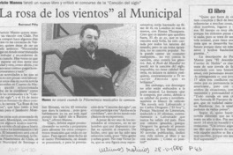 "La rosa de los vientos" al Municipal  [artículo] Rosamel Piña.