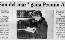 Libro "Son del mar" gana Premio Alfaguara