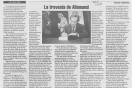 La travesía de Allamand