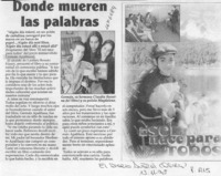 Donde mueren las palabras  [artículo] .