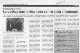 La Poetisa que lo dice todo con el alma enamorada