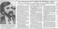Las sangrantes coplas de Rodrigo Atria  [artículo] C.L.