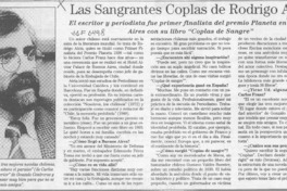 Las sangrantes coplas de Rodrigo Atria  [artículo] C.L.