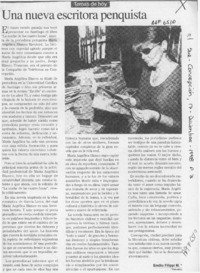 Una nueva escritora penquista  [artículo] Emilio Filippi M.