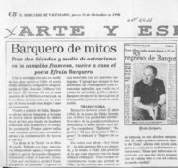 Barquero de mitos  [artículo].