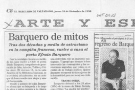 Barquero de mitos  [artículo].