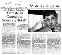 "Detesto la carcajada sonora y total"  [artículo] Romina López La Rosa.