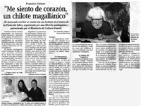 "Me siento de corazón, un chilote magallánico"