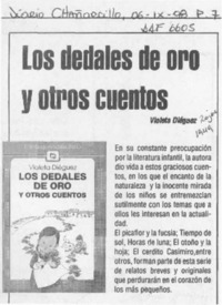 Los dedales de oro y otros cuentos  [artículo].