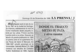 Donde el Trauco metió su pata y otros cuentos  [artículo].