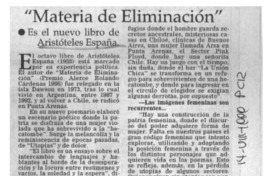 "Materia de eliminación"  [artículo].