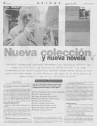 Nueva colección y nueva novela
