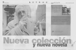 Nueva colección y nueva novela