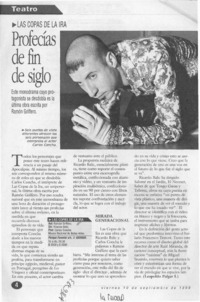 Profecías de fin de siglo  [artículo] Leopoldo Pulgar I.