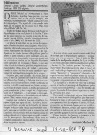 Millennium  [artículo] Antonio Muñoz B.