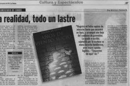 La realidad, todo un lastre  [artículo] Rodolfo Arenas R.