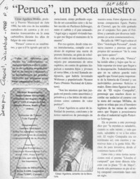 "Peruca", un poeta nuestro  [artículo].
